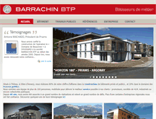 Tablet Screenshot of barrachin-btp.fr